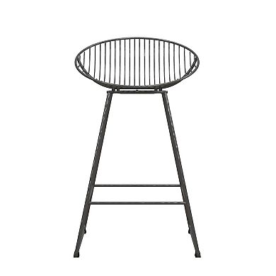 CosmoLiving Ellis Metal Counter Stool