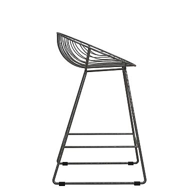 CosmoLiving Ellis Metal Counter Stool