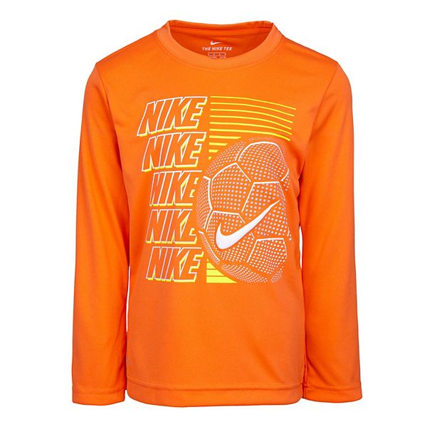 Boys 4-7 Nike Dri-FIT Long Sleeve Graphic Tee