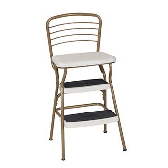 Cosco Stylaire Retro Chair & Step Stool with Flip-Up Seat
