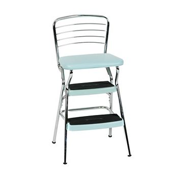 Cosco Stylaire Retro Chair & Step Stool with Flip-Up Seat
