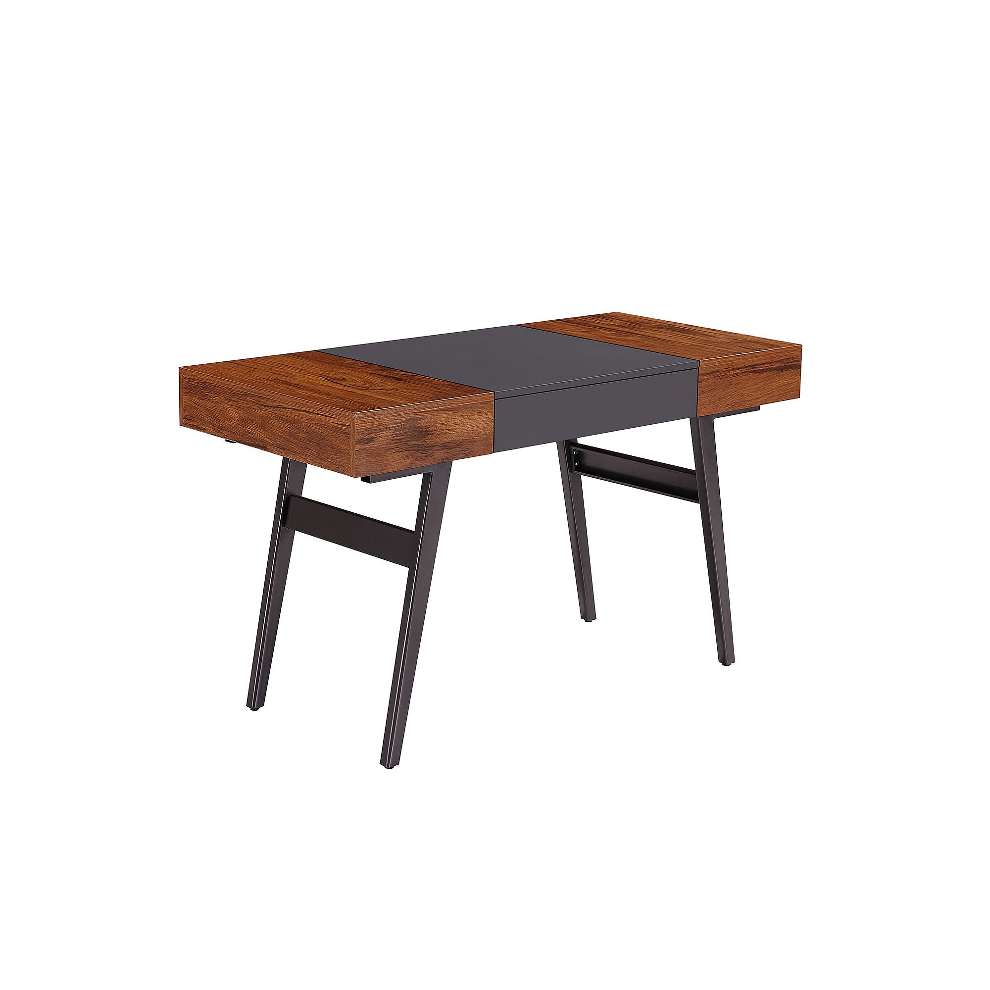 Techni Mobili Expandable Modern Desk, Brown