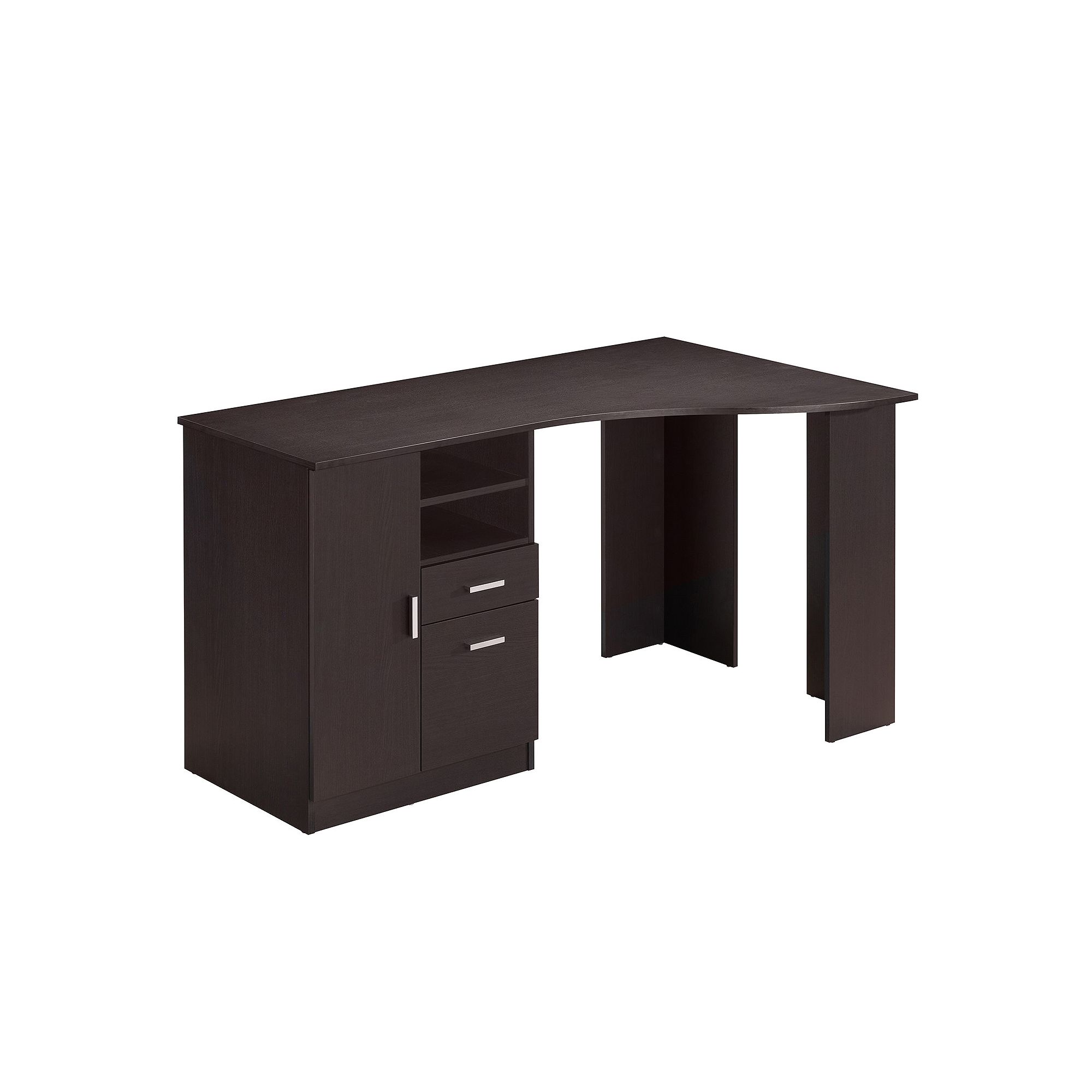 Techni Mobili Classic Office Desk, Brown