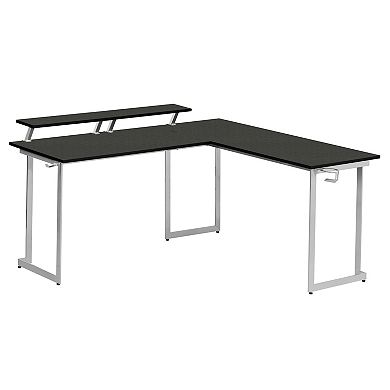 Techni Sport Warrior L-Shaped Gaming Desk