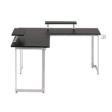 Techni Sport Warrior L-Shaped Gaming Desk
