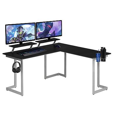 Techni Sport Warrior L-Shaped Gaming Desk
