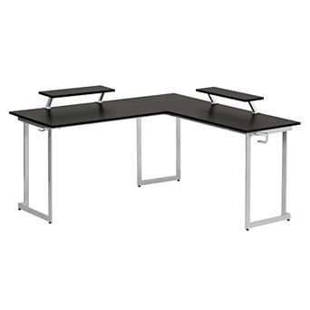 Techni Sport Warrior L-Shaped Gaming Desk
