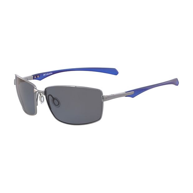 Athetic Works Polarized White Rectangular Sport Sunglasses 