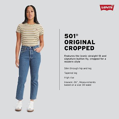 Women's Levi's® 501™ High-Rise Straight Leg Crop Jeans