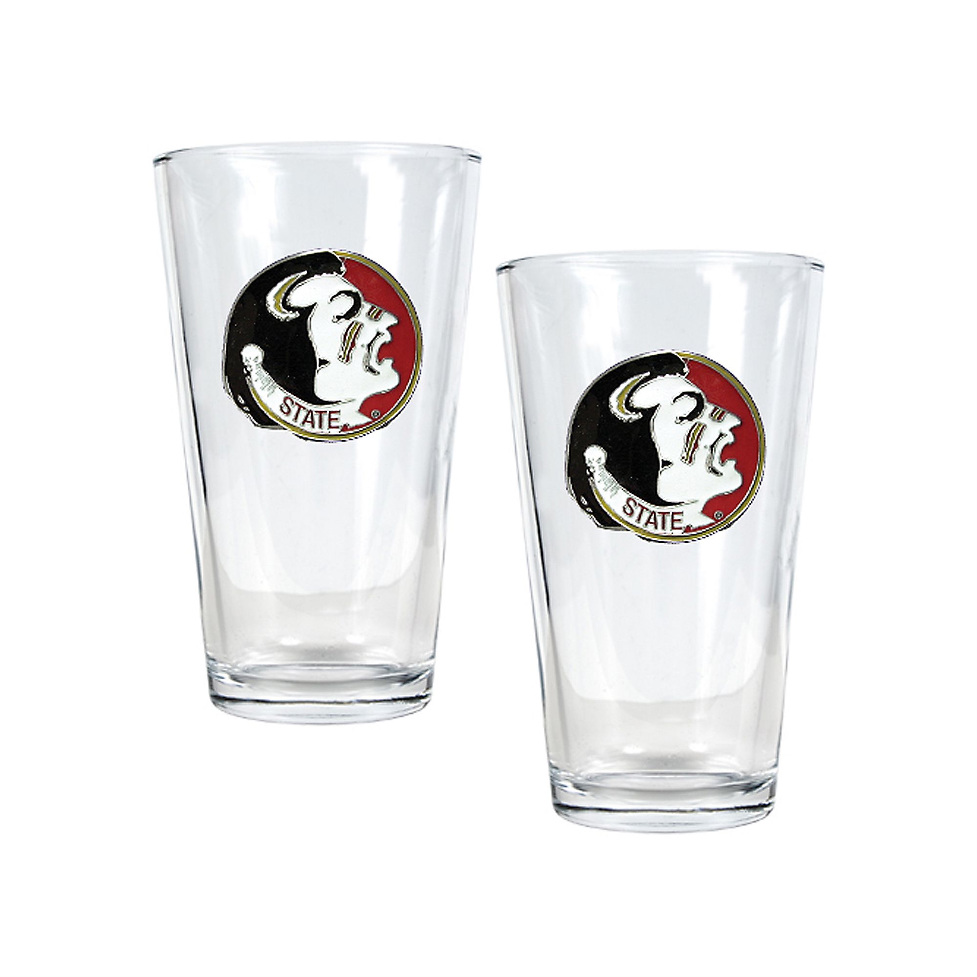 Florida State University Seminoles 2-pc. Pint Ale Glass Set, Red