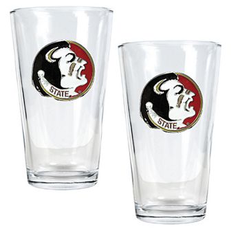 Florida State University Seminoles 2 pc Pint Ale Glass Set