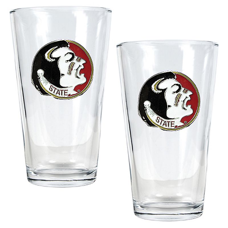 Florida State University Seminoles 2-pc. Pint Ale Glass Set, Multicolor