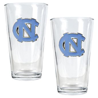 North Carolina Tar Heels 2 pc Pint Ale Glass Set