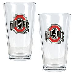 Lids Ohio State Buckeyes 16oz. Allover Print Pint Glass