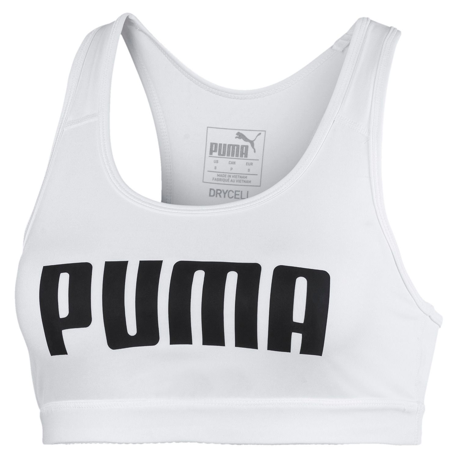 puma 2 pack seamless sports bra size chart