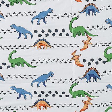 My World Dino Tracks Comforter Set