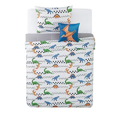 My World Dino Tracks Comforter Set