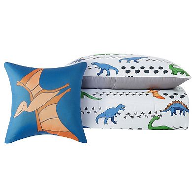 My World Dino Tracks Comforter Set