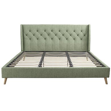 Novogratz Her Majesty Upholstered Platform Bed