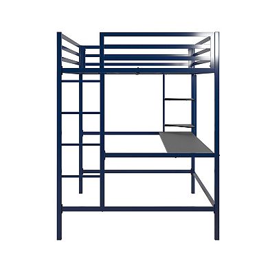 Novogratz Maxwell Loft Bed & Desk