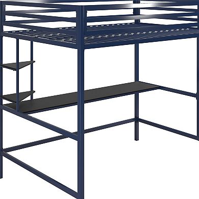 Novogratz Maxwell Loft Bed & Desk