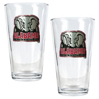 University of Alabama Crimson Tide 2 pc Pint Ale Glass Set