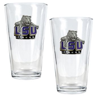 Louisiana State University Tigers 2 pc Pint Ale Glass Set