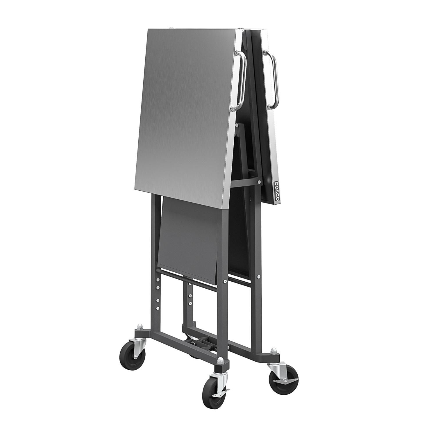 Cosco Smart Fold Stainless Steel Commercial Grade Portable Folding   4263369