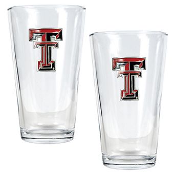 Texas Tech University Red Raiders 2 pc Pint Ale Glass Set