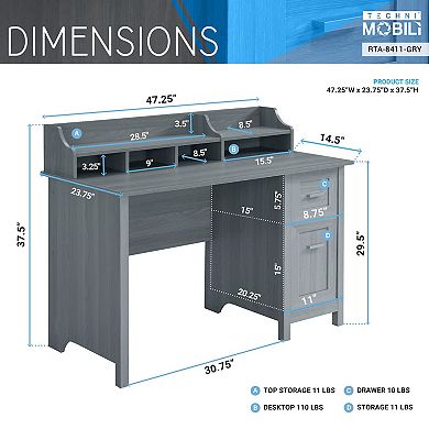 Techni Mobili Classic Storage Office Desk