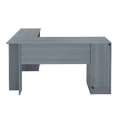 Techni Mobili Functional L-Shape Desk with Storage