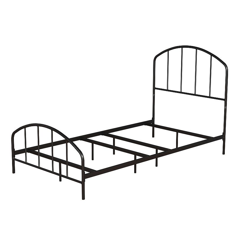 Hillsdale Tolland Arched Bed, Black, Twin