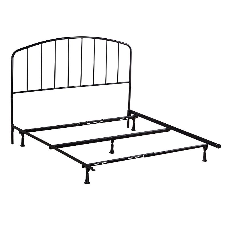 Hillsdale Furniture Tolland Arched Headboard & Frame, Black, Twin