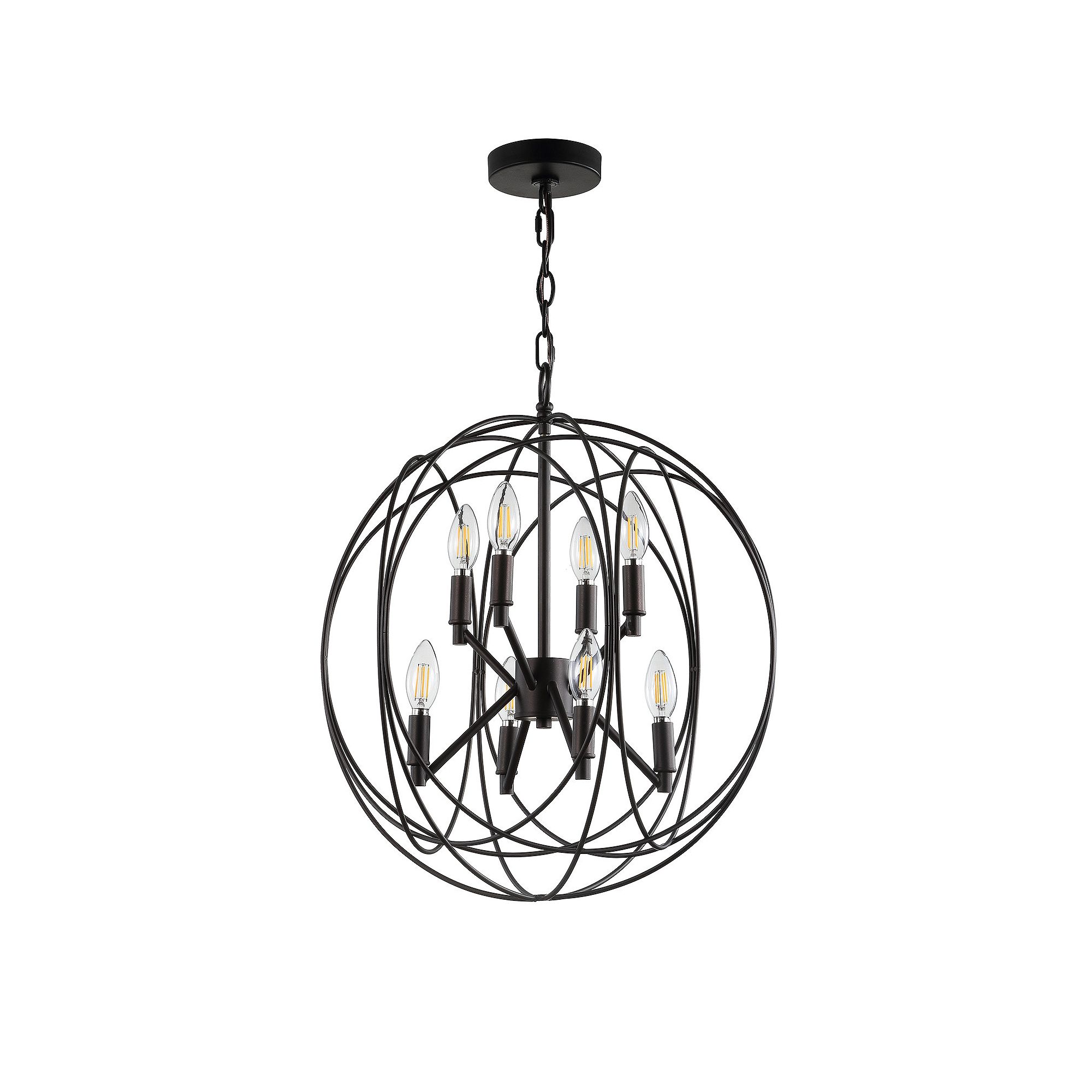 Safavieh Raylon Pendant Light, Dark Gray