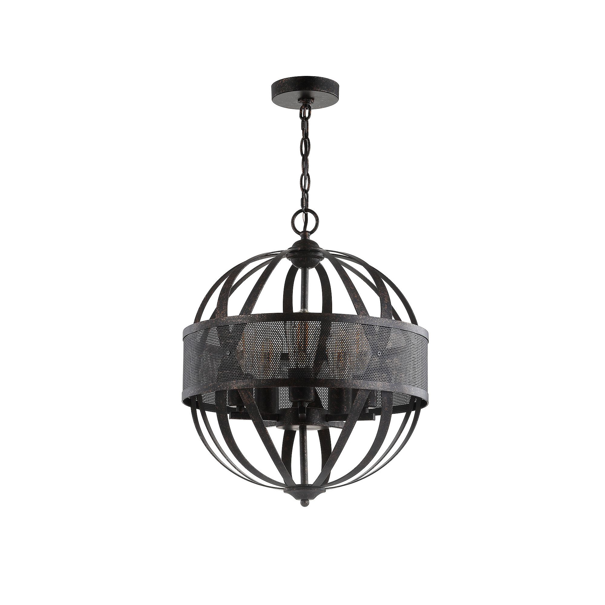Safavieh Colby Pendant Light, Dark Gray