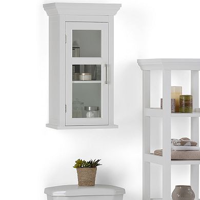 Simpli Home Avington Single Door Wall Cabinet