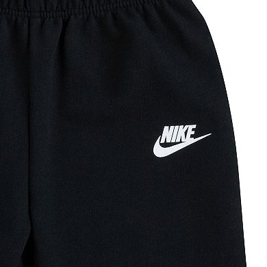 Baby Boy Nike 2 Piece Striped Logo Bodysuit & Pants Set