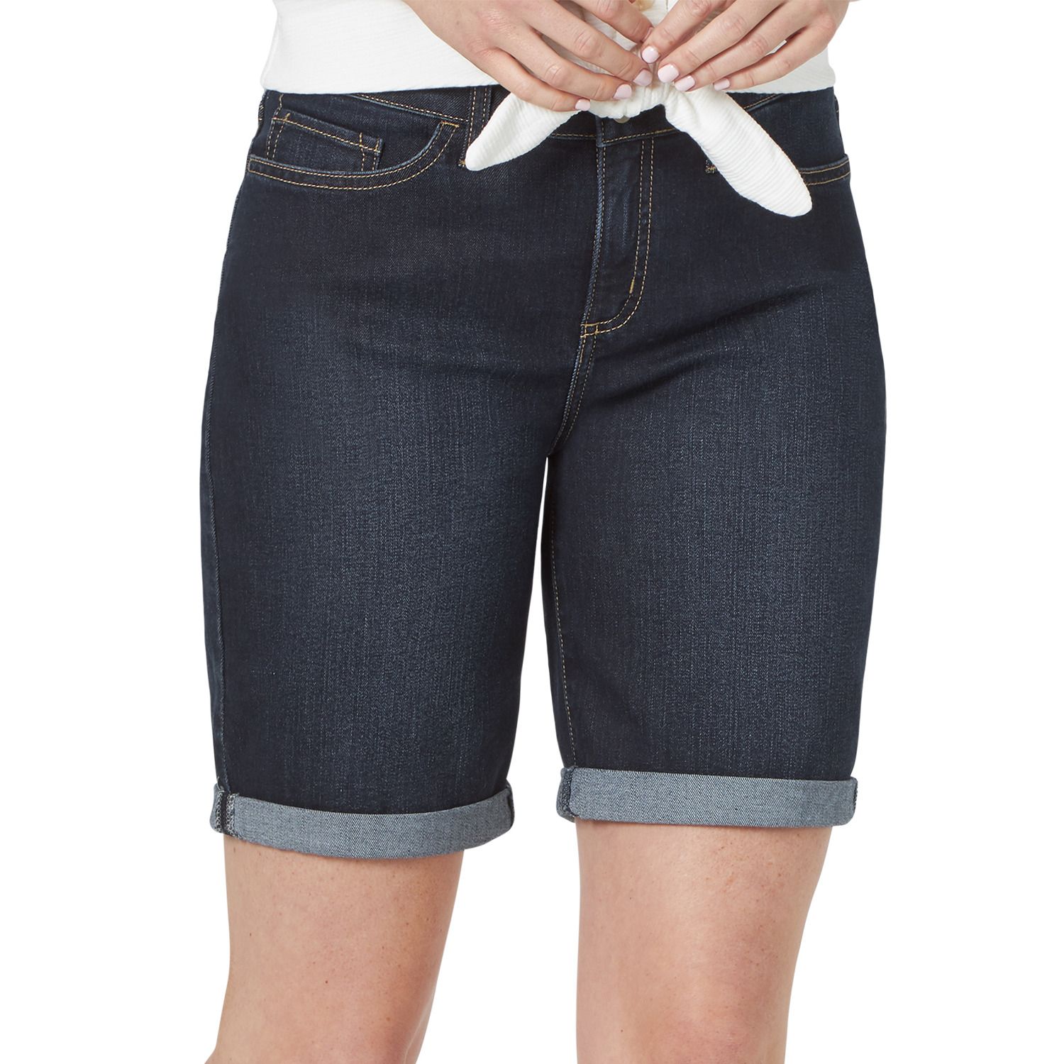 kohls womens lee bermuda shorts