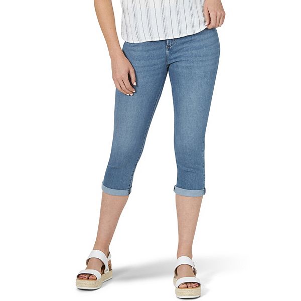 Women's Lee® Sculpting Pull-On Cuffed Capri Jeans