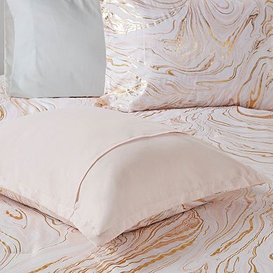 Intelligent Design Natalia Metallic Printed Comforter Set