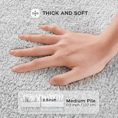 Madison Park Signature Splendor Tufted Reversible Bath Rug