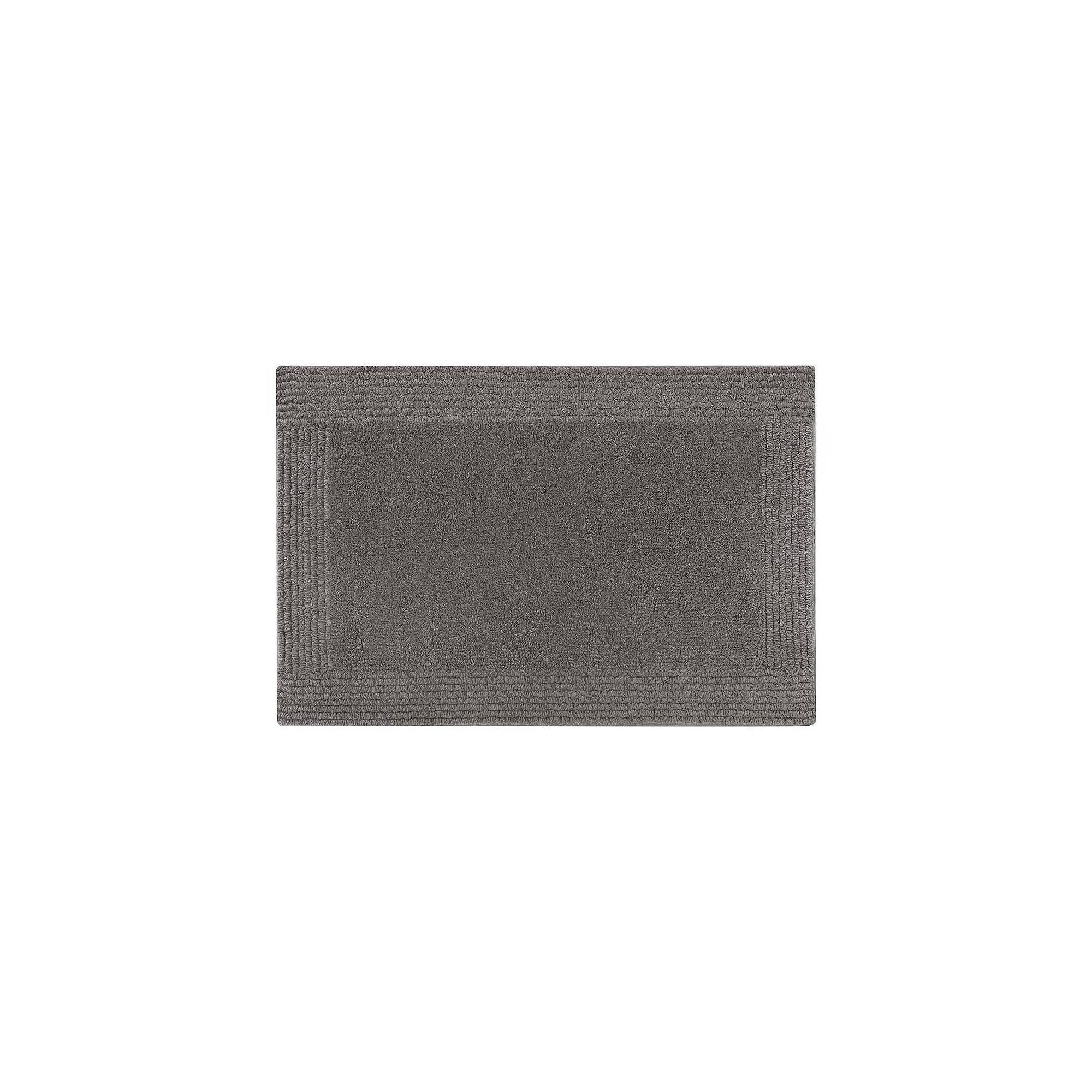 Madison Park Signature Splendor Cotton Tufted Reversible Bathroom Rug, Grey