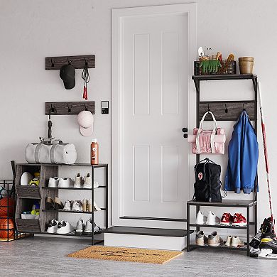 RiverRidge Home Afton 3-Tier Storage Shoe Rack