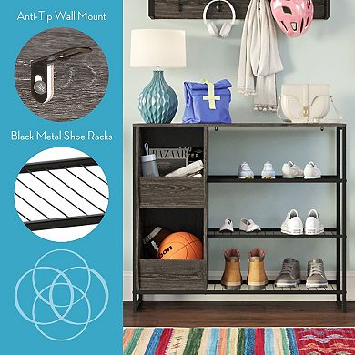 RiverRidge Home Afton 3-Tier Storage Shoe Rack