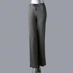 Women's Simply Vera Vera Wang Basic Luxury Banded Bottom Pajama Pants