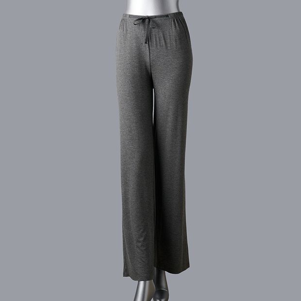 Simply Vera Wang Womens Stretch Velour Lounge Jogger Pants in Size XL