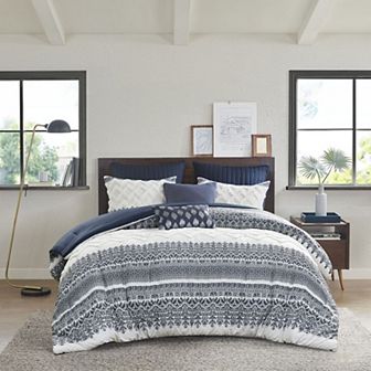INK+IVY Mila 3 pc Chenille Tufted Cotton Comforter Set with Shams