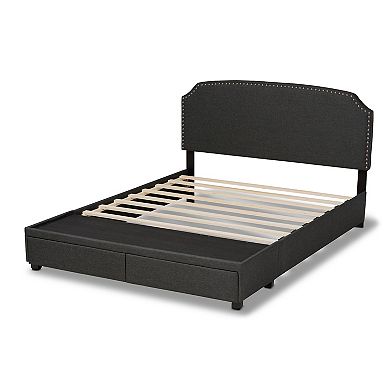 Baxton Studio Larese Storage Bed