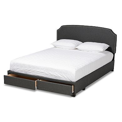 Baxton Studio Larese Storage Bed