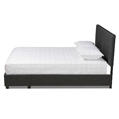 Baxton Studio Netti Tufted Storage Bed
